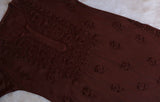 RUHANA BROWN KURTA PANT SET