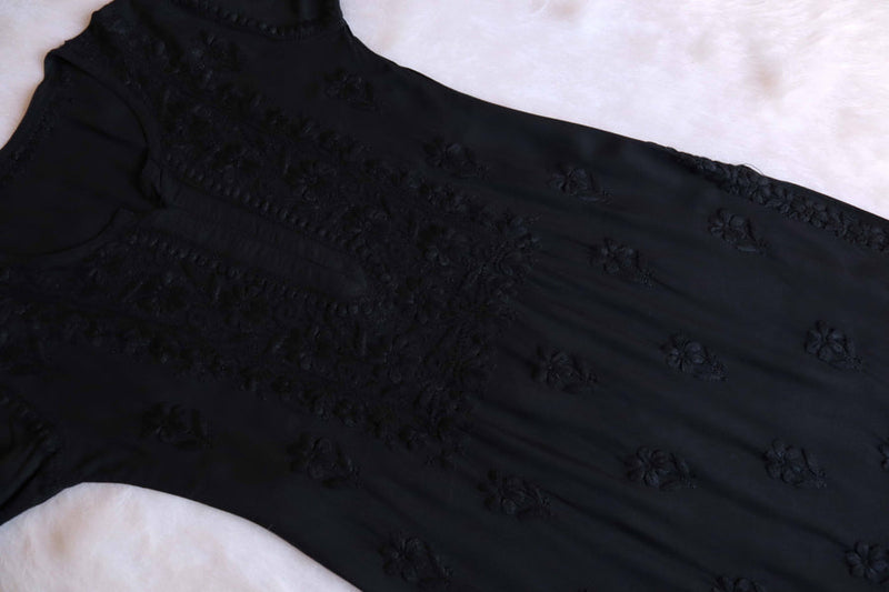 RUHANA BLACK KURTA PANT SET