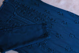 RUHANA ROYAL BLUE KURTA PANT SET