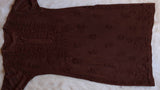 RUHANA BROWN KURTA PANT SET