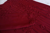 RUHANA MAROON KURTA PANT SET