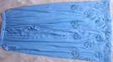 ZEENAT ICE BLUE KURTA PANT SET