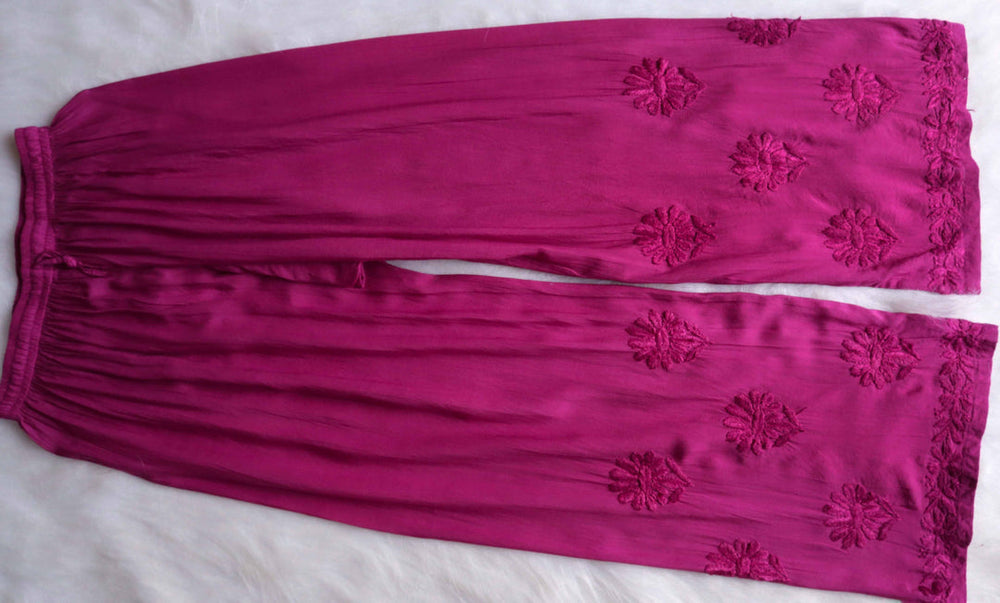 ZEENAT DEEP PINK KURTA PANT SET
